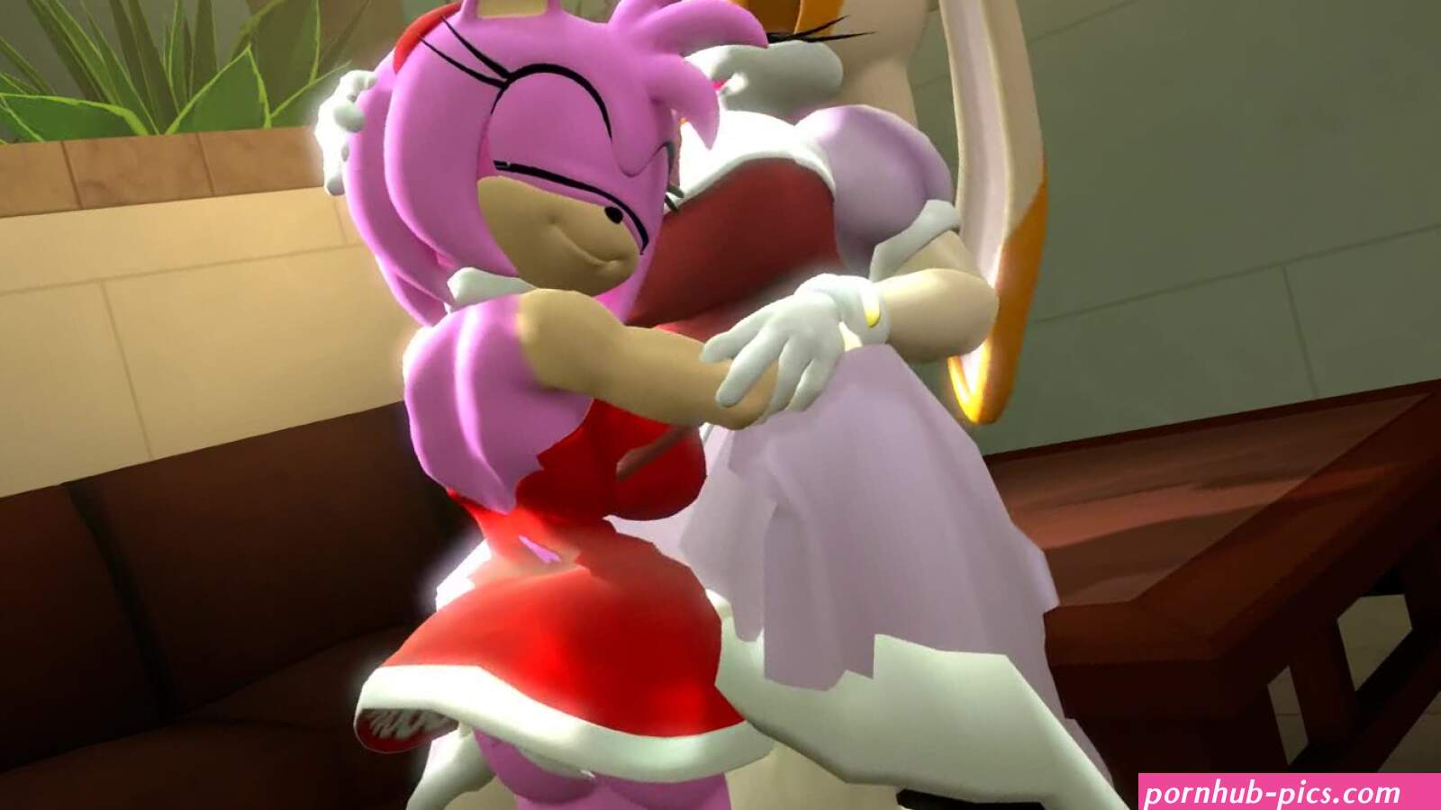 Sega Amy Rose Clothed Sex 3d