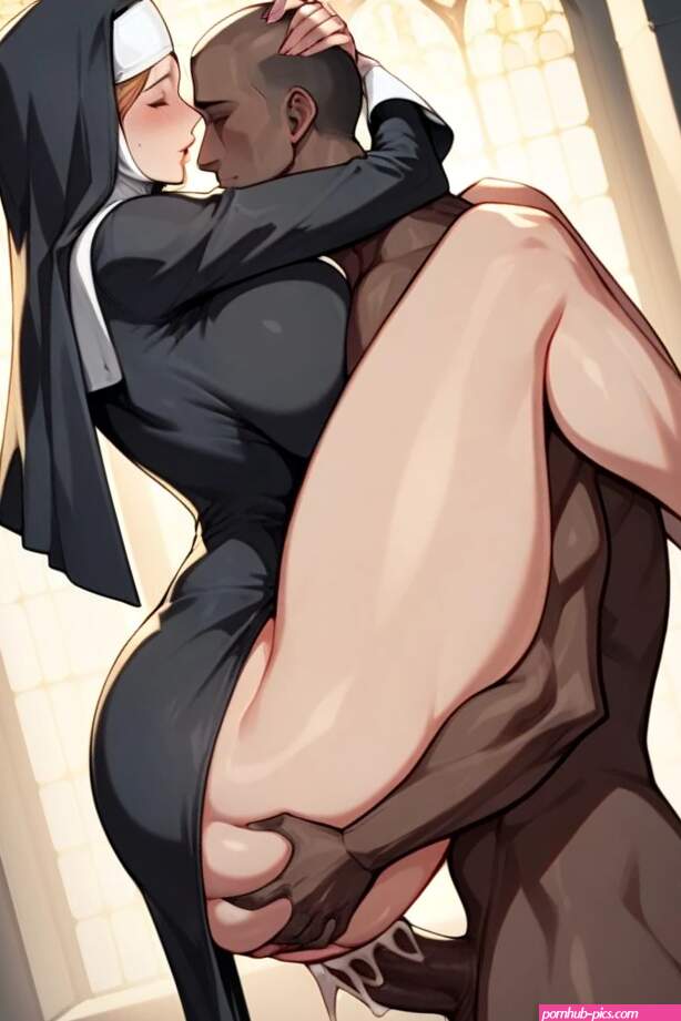 Gigantic Nun Fucked By Dark Skinned Male In Church Carry Sex Furry AI Porn