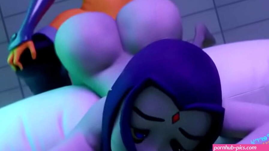 StarFire e BlackFire fazem um threesome com a Raven