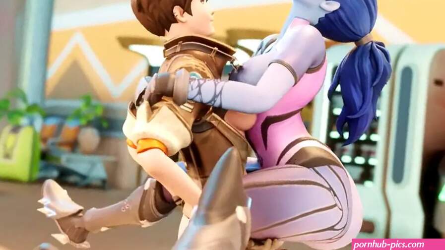 Widowmaker carried and fucked by Futa Tracer