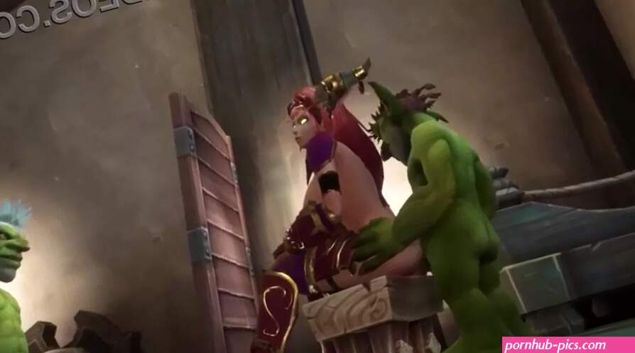An Elf has a Threesome with two Goblins