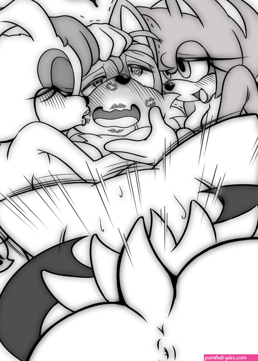 amy roserouge the battailsvanilla the rabbit Hentai Juggs. Big Hentai Tits!