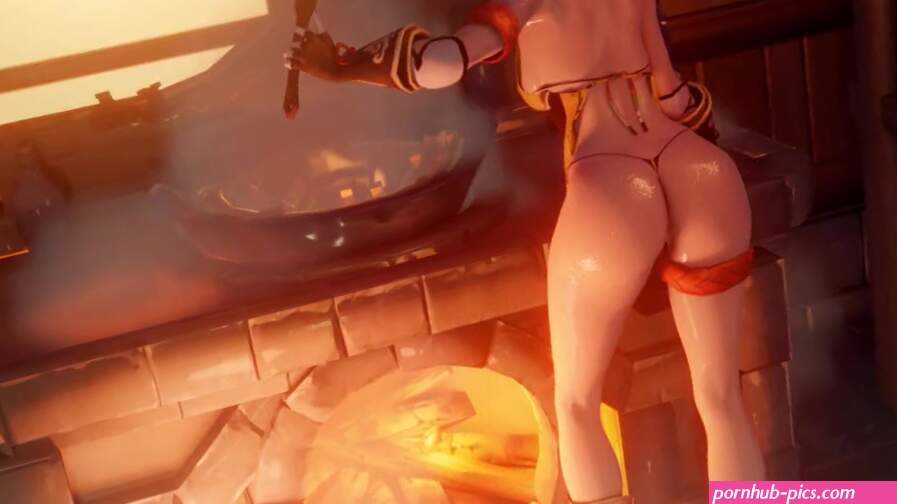Xiangling Gets her ass penetrated on the kitchens floor first time Anal Genshin Impact porn Aether