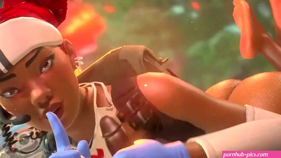Ivy Valentine giving a blowjob