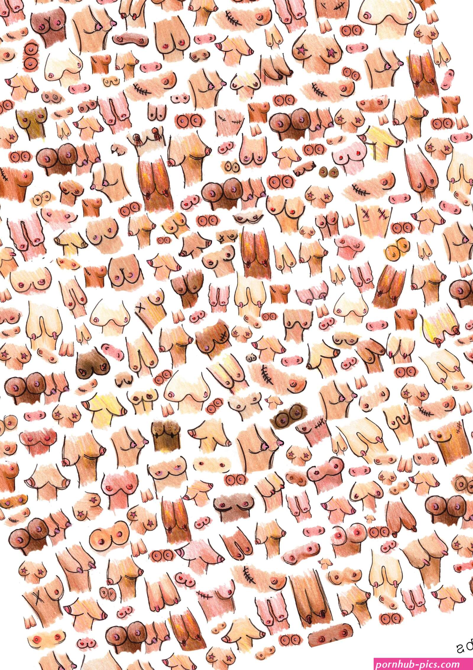 Bunch of Boobs Print