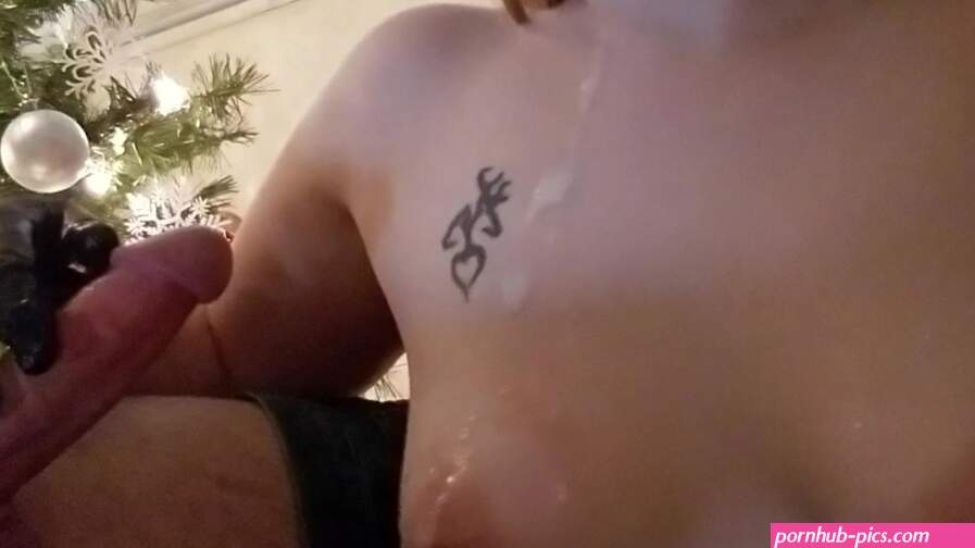 Naughty Little Step Sister Ruins Orgasm Gloves Cum on Big Tits