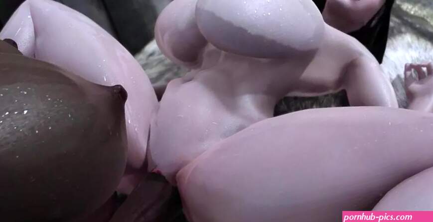 Dark Futa With a Big Cock Fucks the Pussy of a Slut with Huge Breasts