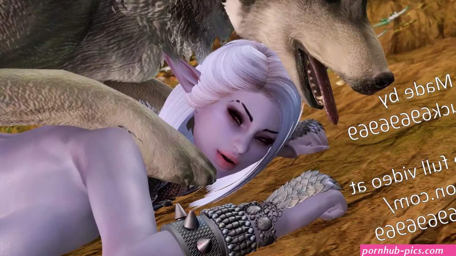 Sexy Dark Elf Gets Fucked By Dog