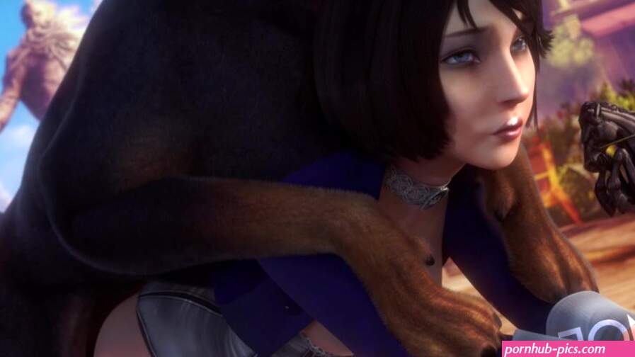 Elizabeth gets fucked by a dog