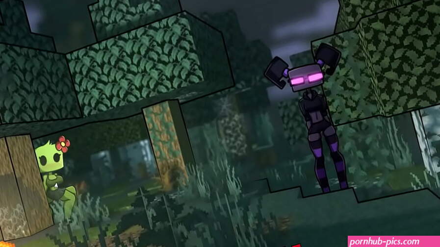 HornyCraft Parody Hentai game PornPlay Ep.11 enderman love to sit on Steve face as he lick their pussy