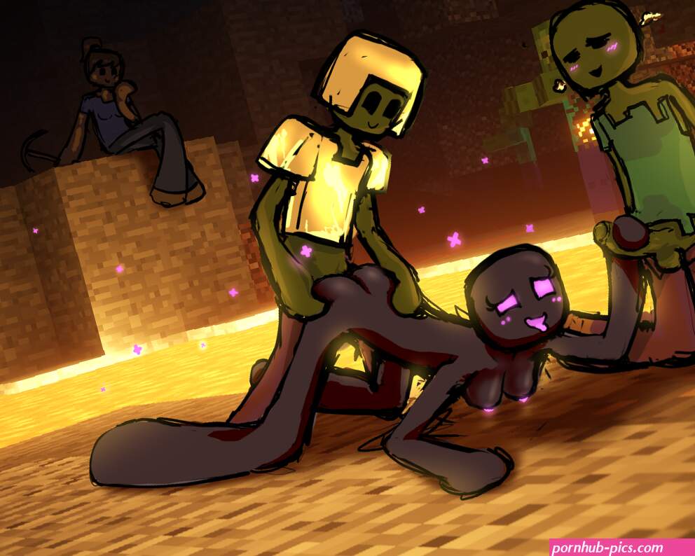 Post 1730105: Enderman Minecraft qwertyas1 Steve zombie
