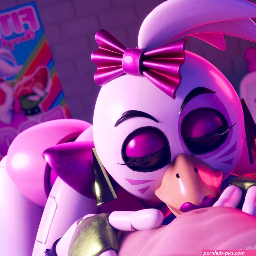 deepthroat ashleyorange arched back blowjob glamrock chica fnaf