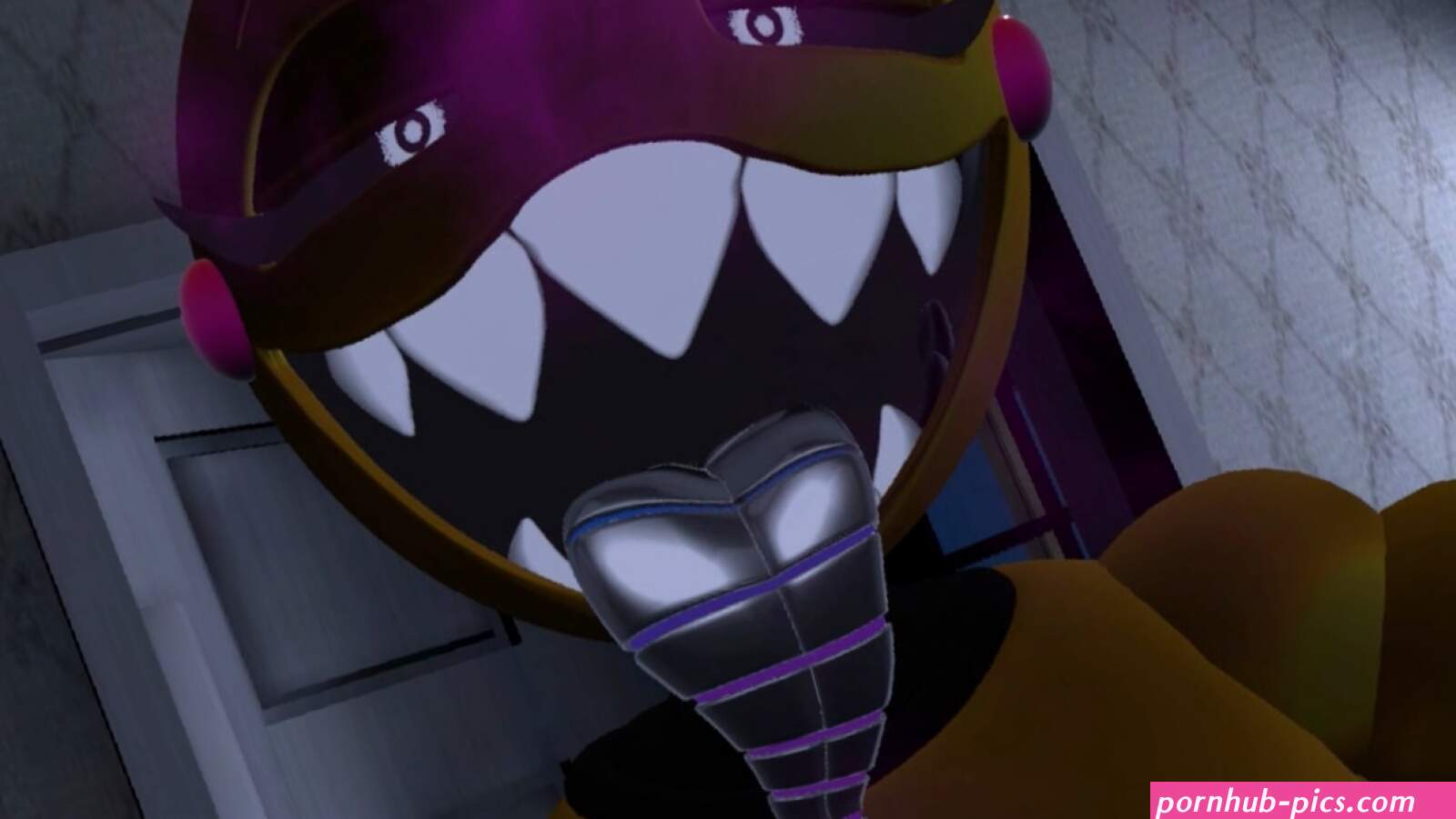 Hyper toy chica boob flashing