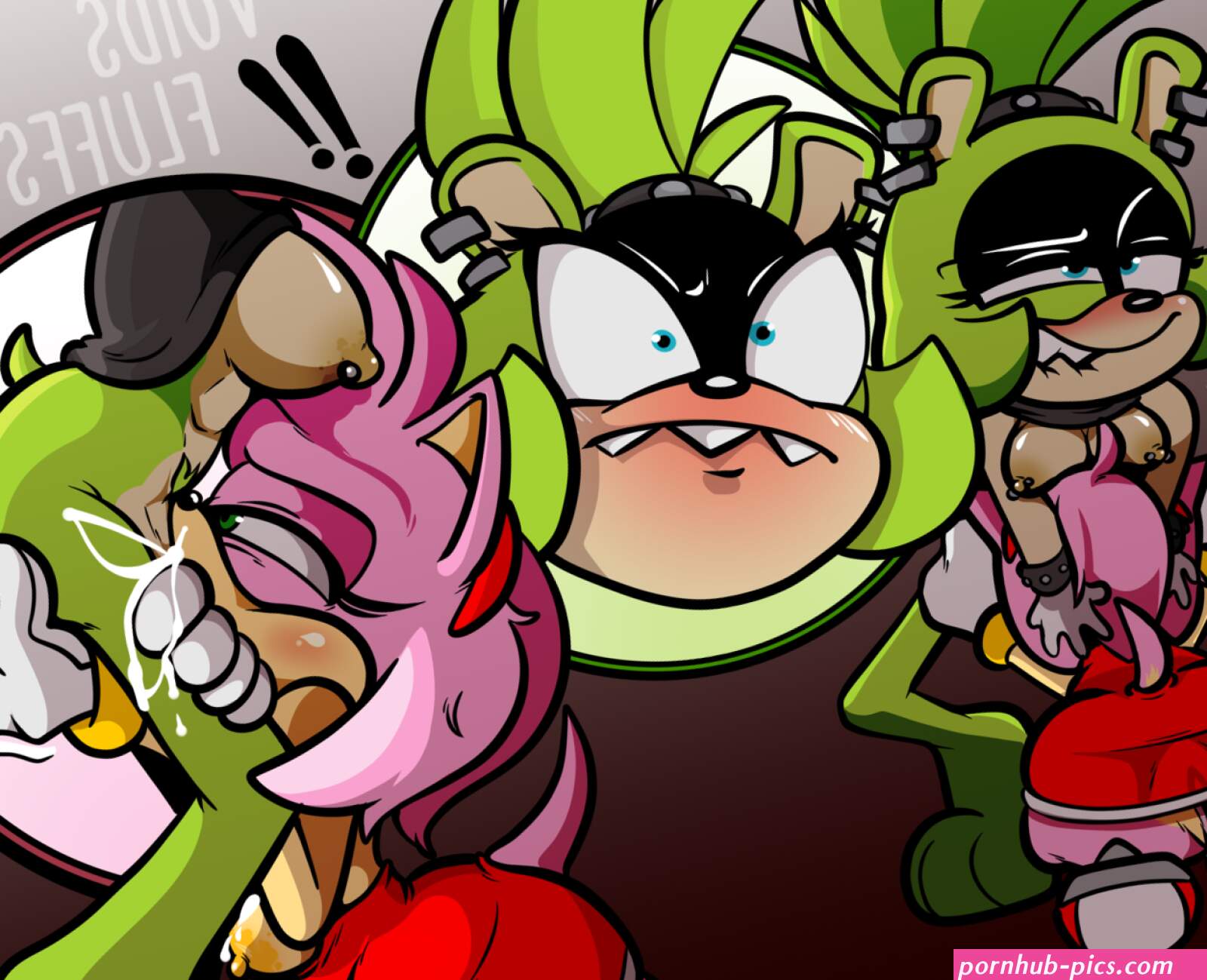 Pink and Green by AstraVoid on Newgrounds