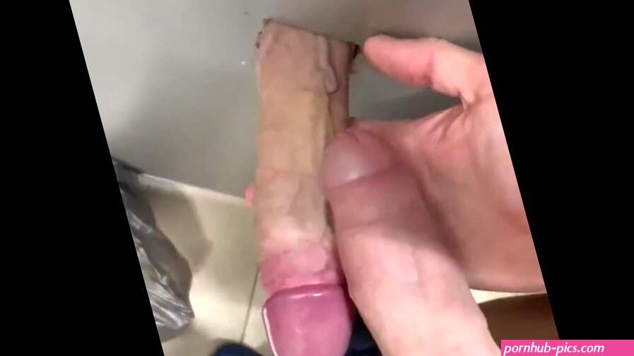 Gloryhole Peeked and jerked me off in a toilet hole in public in extreme ! Sissy s whore.