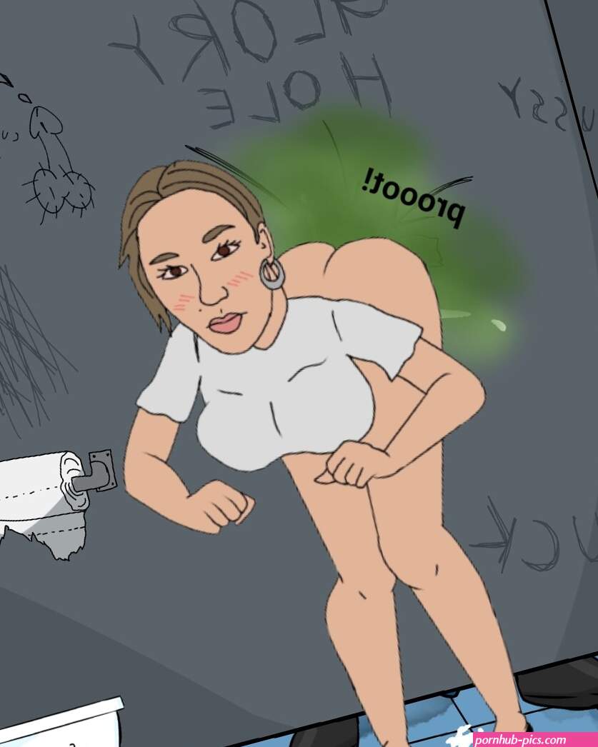 Renny on X: PAIGEmaster farting glory hole dirty bathroom art