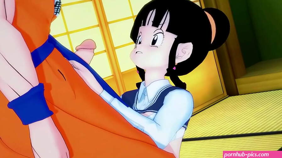Chichi fucking goku and gohan watch