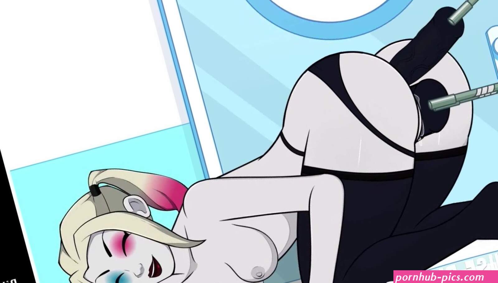 Harley Quinn Double Anal Dildo Squirting Orgasm