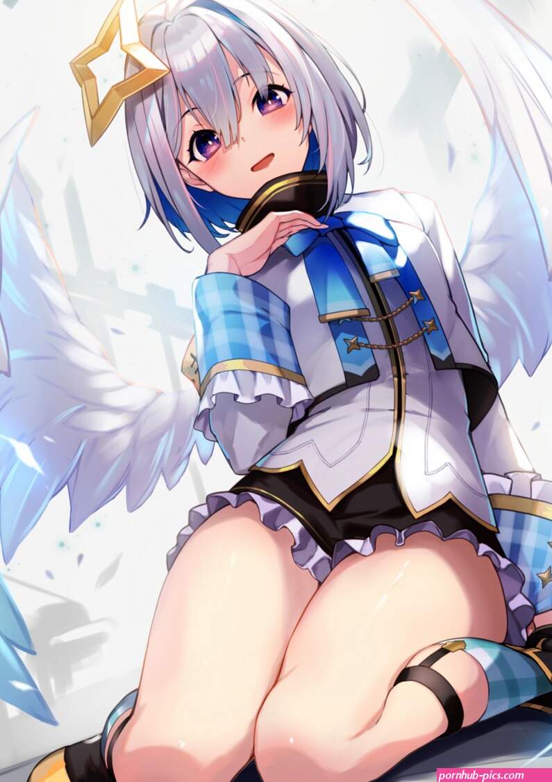 kakage hololive amane kanata angel seifuku wings