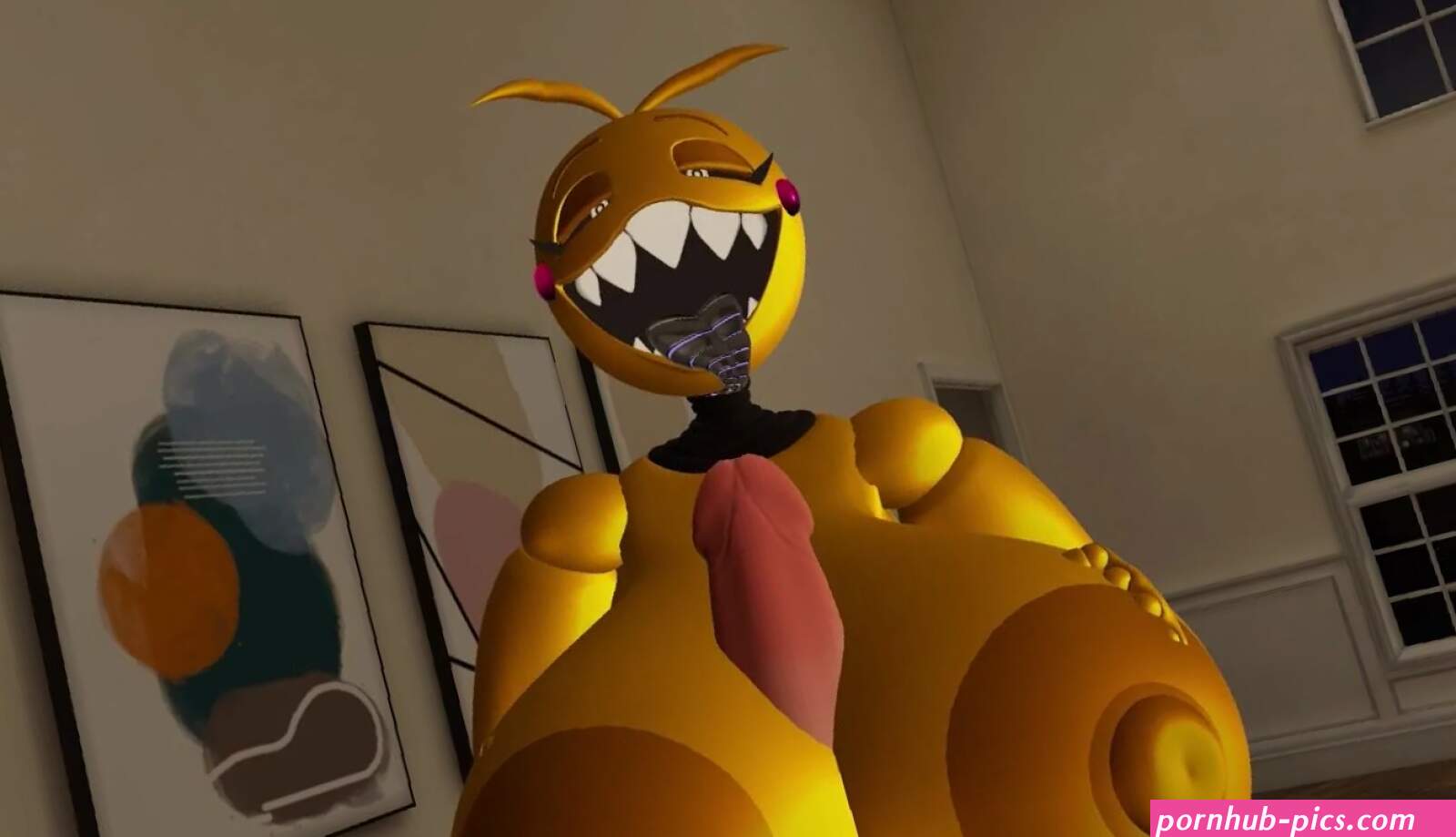 Toy chica boobjob