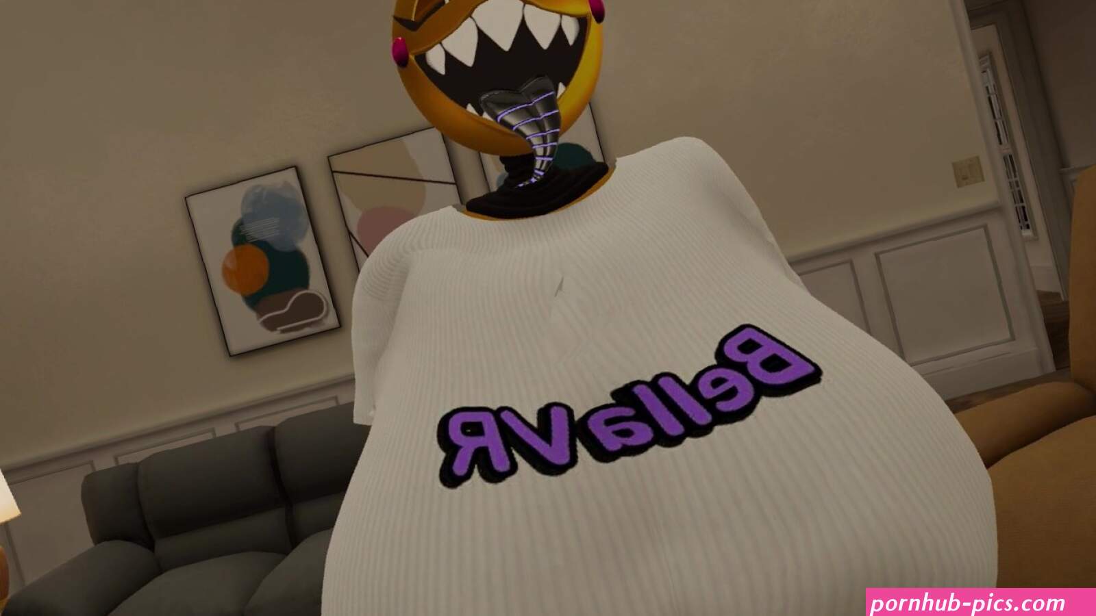 hyper toy chica breast flash