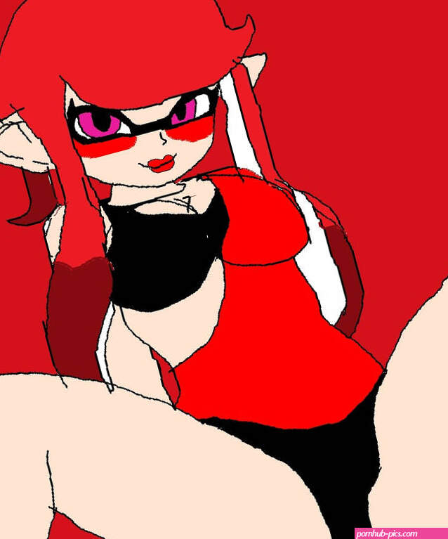 Inkling Red Sexy Splatoon by fniapjmlp2 on DeviantArt