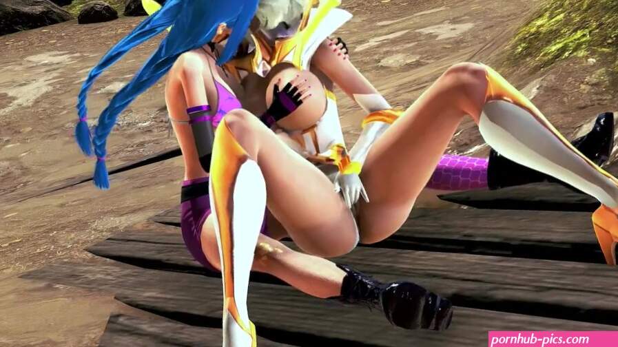 League of legends: Jinx X Lux Romance FUTA