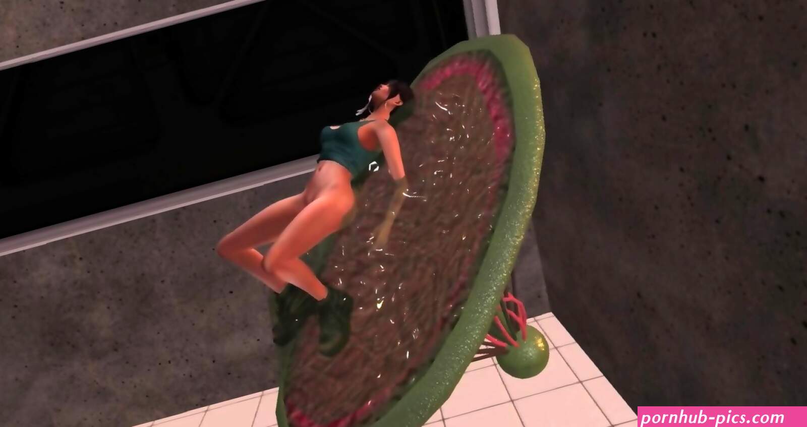 Lara At The Aneal Mines With Monsters