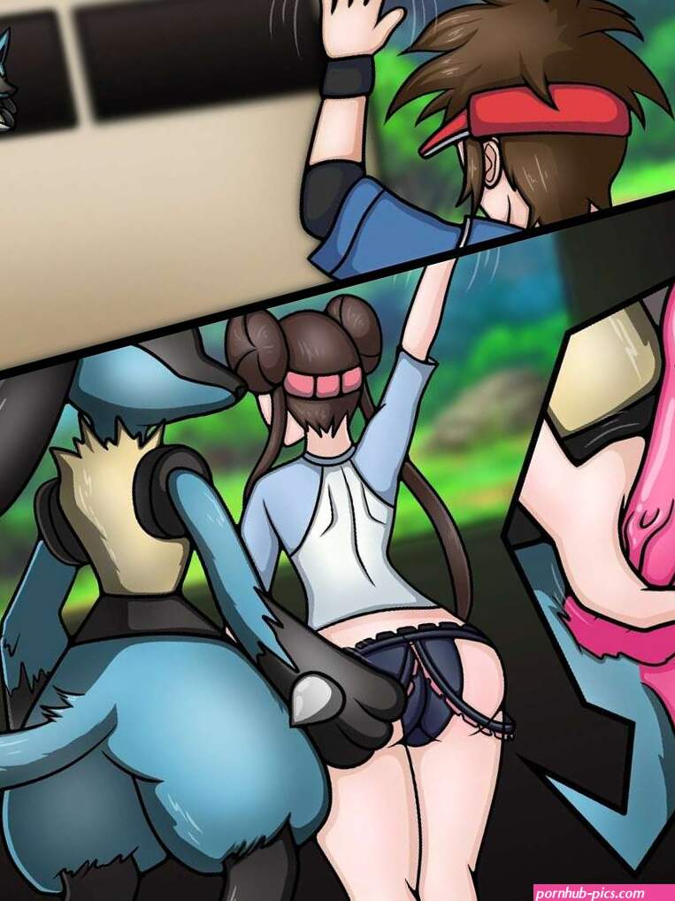 Porn comic Rosa and Lucario. HyoReiSan Sex comic busty brunette was