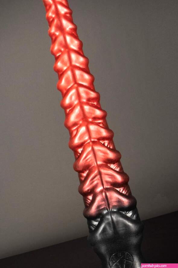 Twisted Beast Asmodeus Dildo Demon Blood Ombre Small