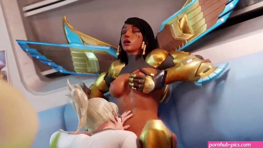 Dr Mercy sucking off Futa Pharah