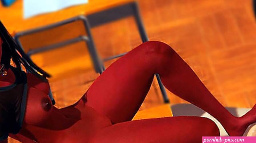 Meru the succubus footjob and hard fuck BDSM tied up
