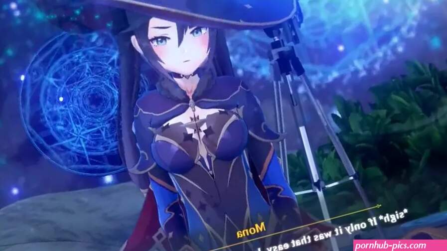 Genshin Mona Blowjob Creampie Sex Anime Video