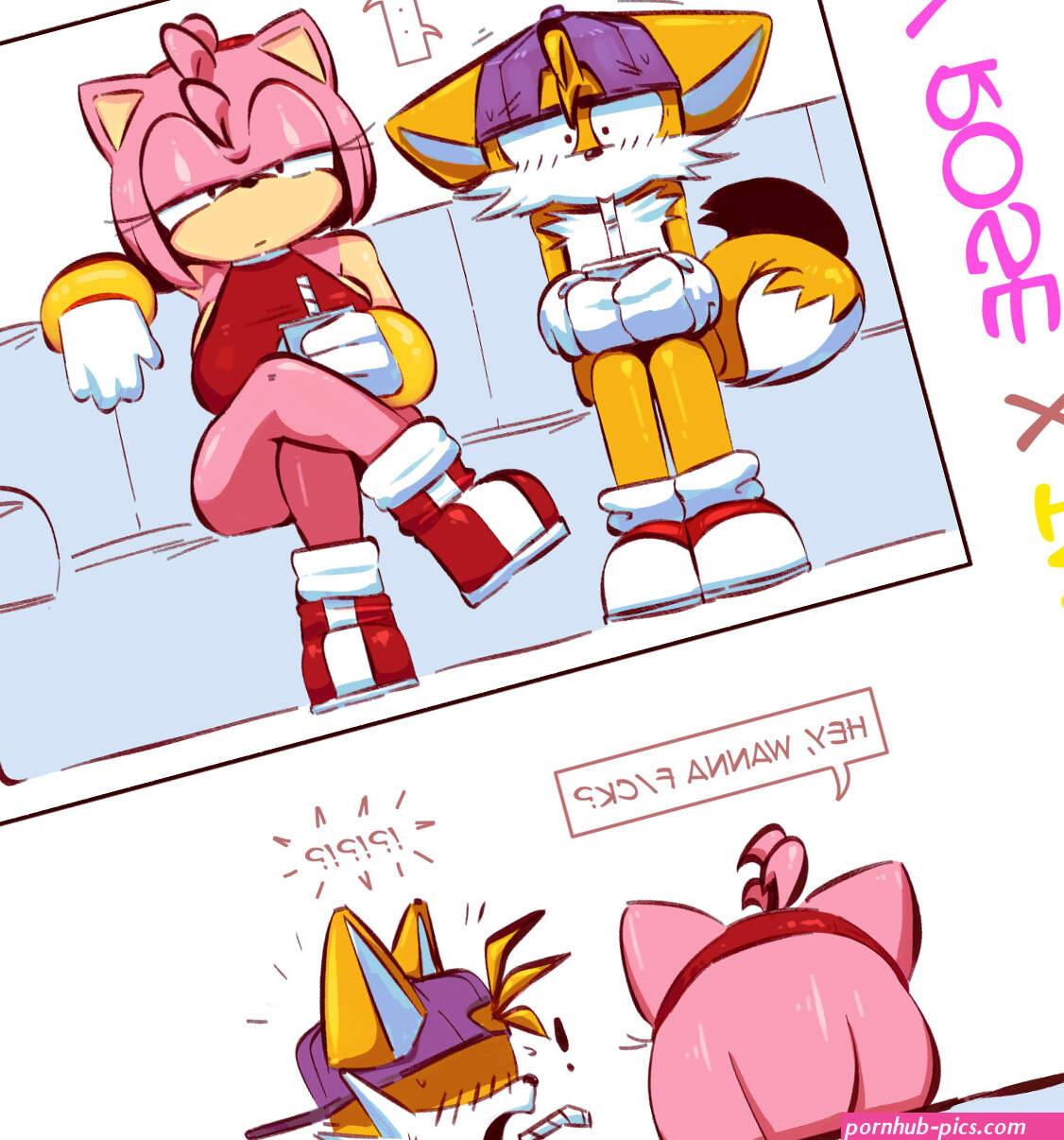 Amy Rose x Tails Porn comic Cartoon porn comics Rule 34 comic