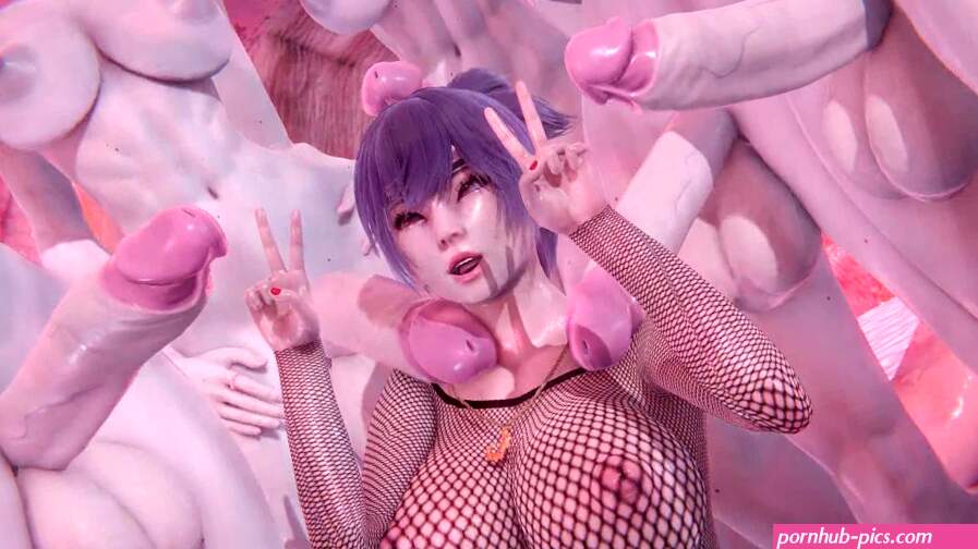 Futanari Naruto Anko Gets GANGBANED By Futa...