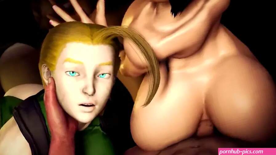 Cammy ass fucked by Futa Poison