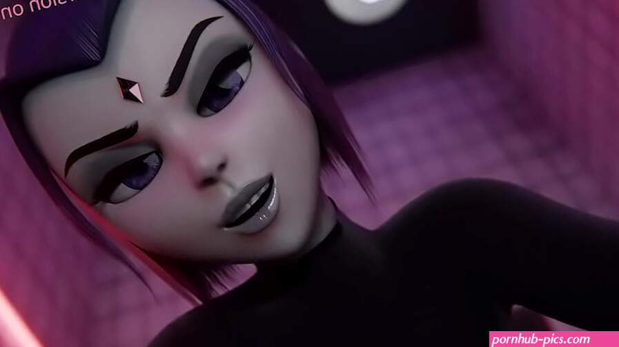 Raven blowjob animation