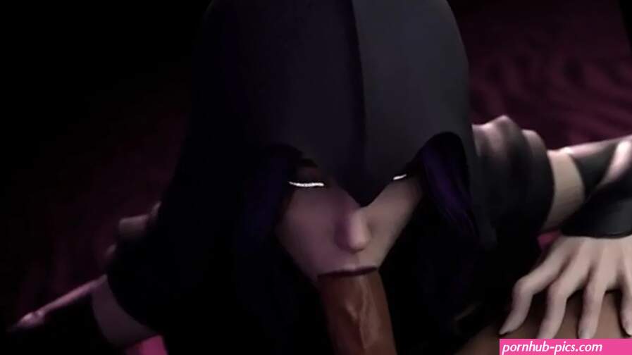 Raven giving a blowjob pov