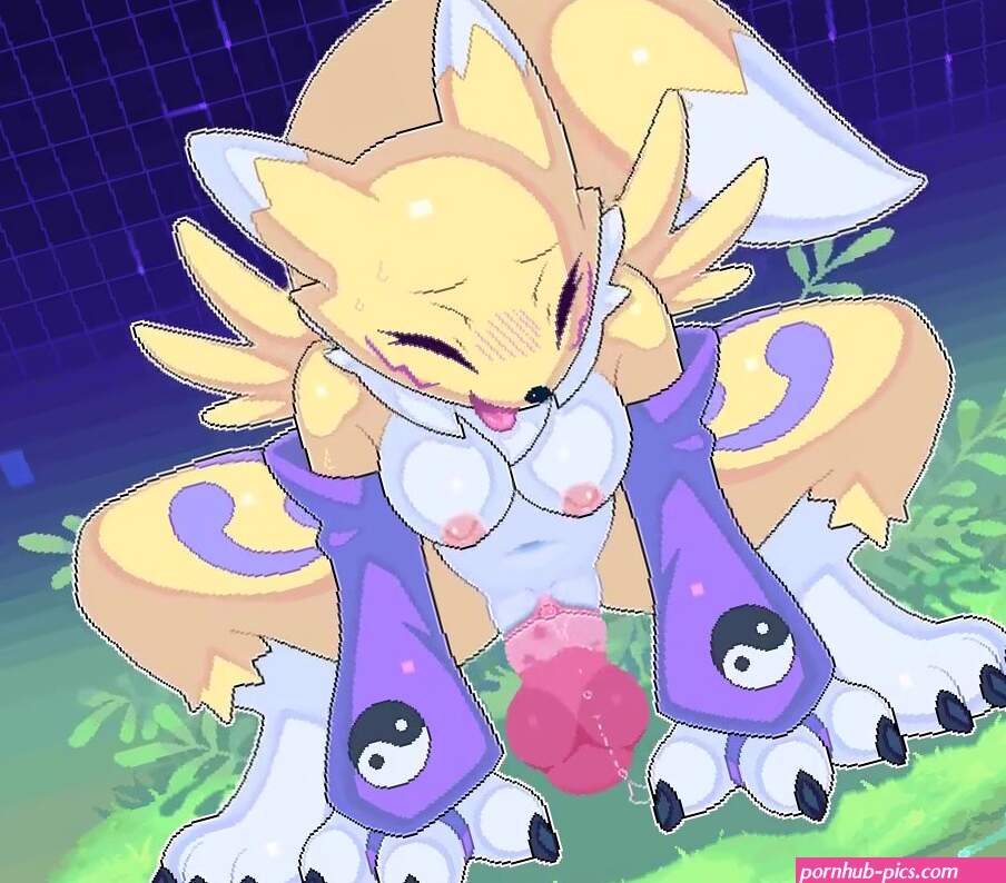 Renamon riding some dick