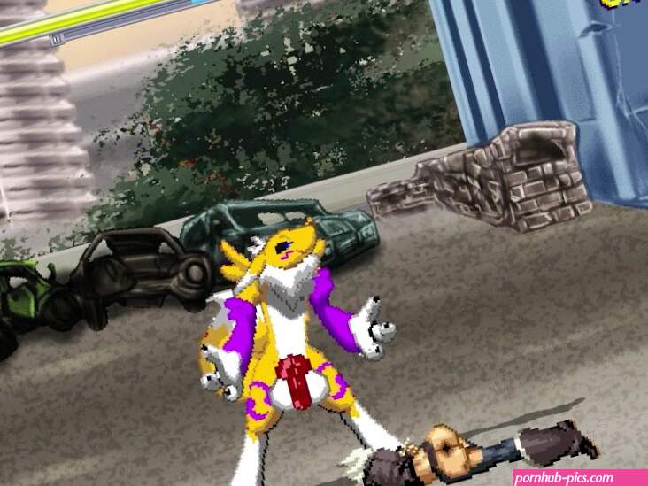 renamon fills angels ass with 9 big eggs after fucking him