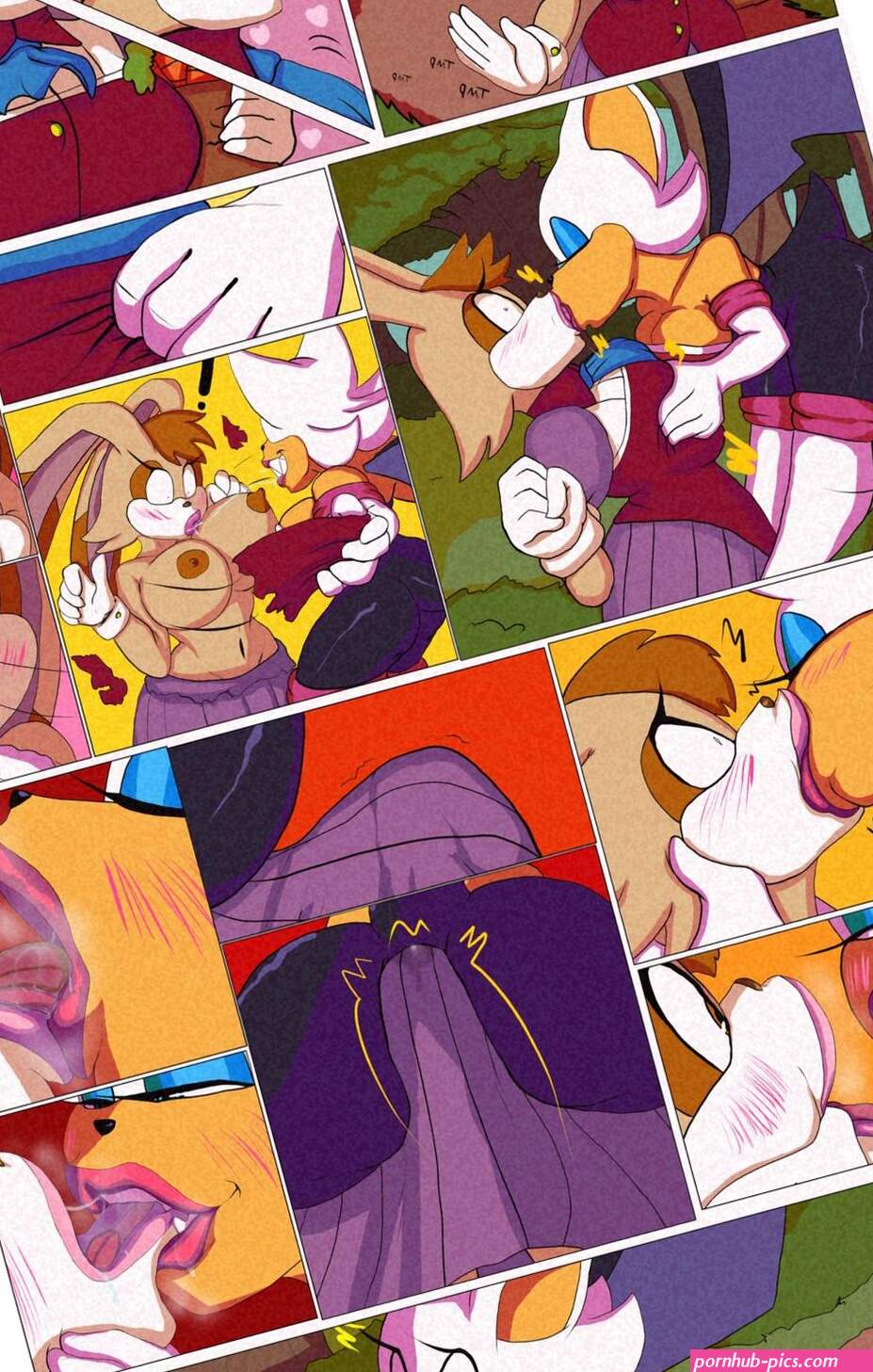 Vanilla x Rouge comic porn
