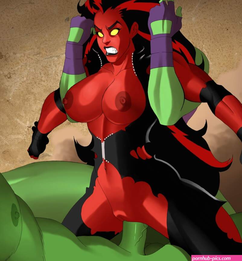 Red She Hulk 3 by iron-dullahan