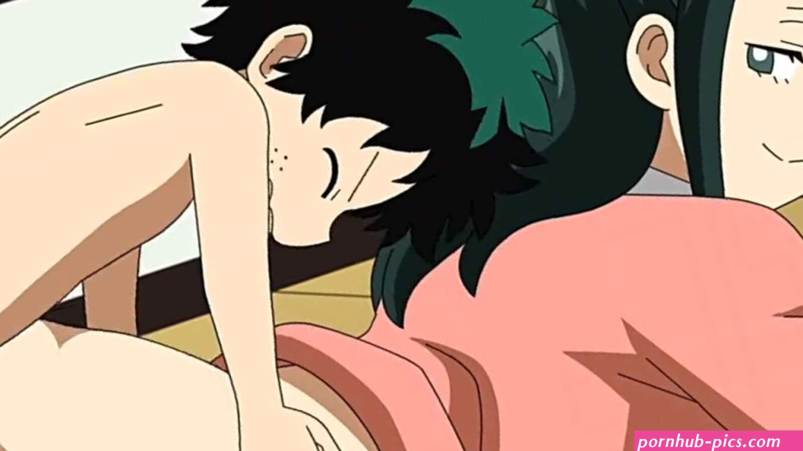divine wine vampiranhya midoriya inko midoriya izuku boku no hero academia animated highres sound tagme video 1boy 1girl ass buttjob censored doggystyle hetero incest indoors interior mosaic censoring mother and son penis