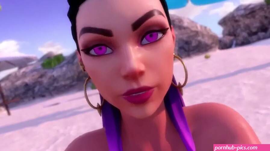Reyna fucked on the beach pov