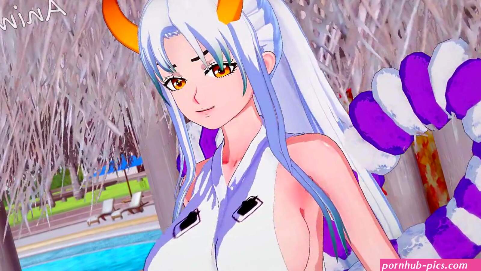 Fucking Yamato from One Piece Until Creampie
