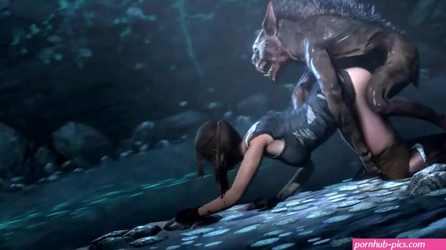 Tomb Raider Lara Croft Cave Monster Fuck