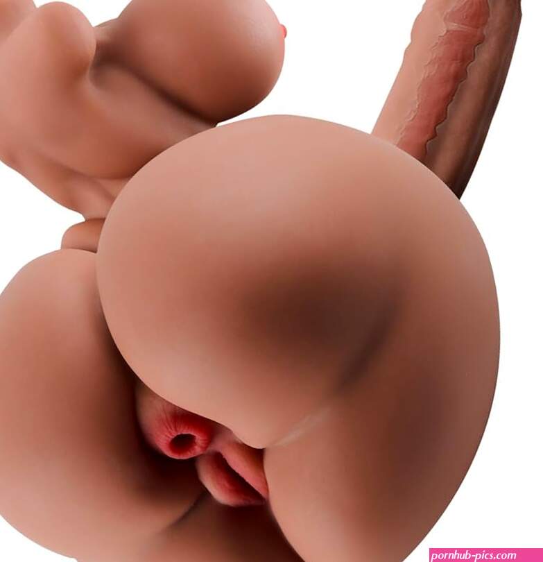 : Clarerupt 3 in 1 Shemale Sex Doll Trans Sex Toy with Penetrable Dildo and Pussy Ass FUTA Sex Doll Torso Male Masturbator with Boobs 3 Channels Male Sex Toys for Men