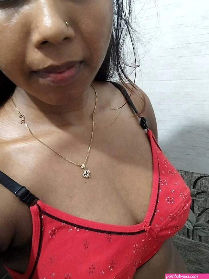 Naughty Tamil girl sniffing bra and panty
