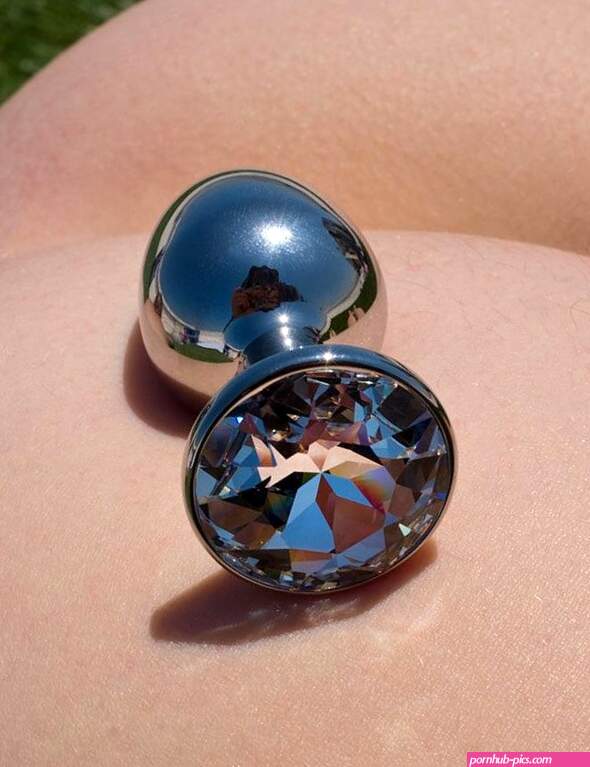 Julian Snelling Rosebuds Jeweled Anal Plug w Swarovski Crystal