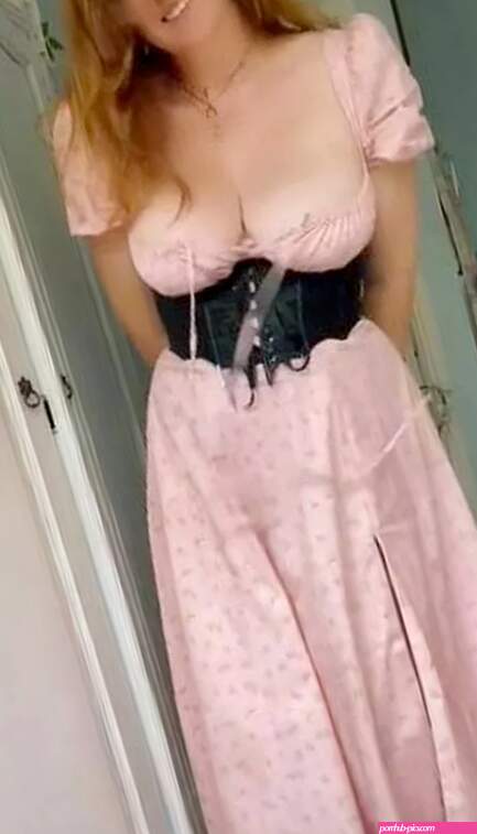 OnlyFans models trust in dress to contain boobs while braless stuns fans